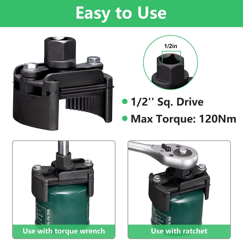 Производителите доставят двучелюстен машинен филтърен ключ, немски U-образен ключ, ключ за маслен филтър