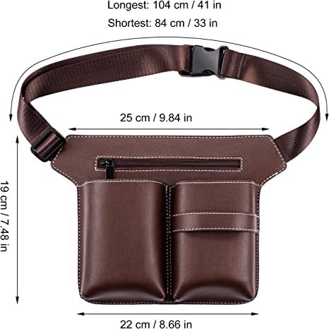 Nagykereskedelmi egyedi bőr borbély tetoválóművész szerszámtáska kényelmes