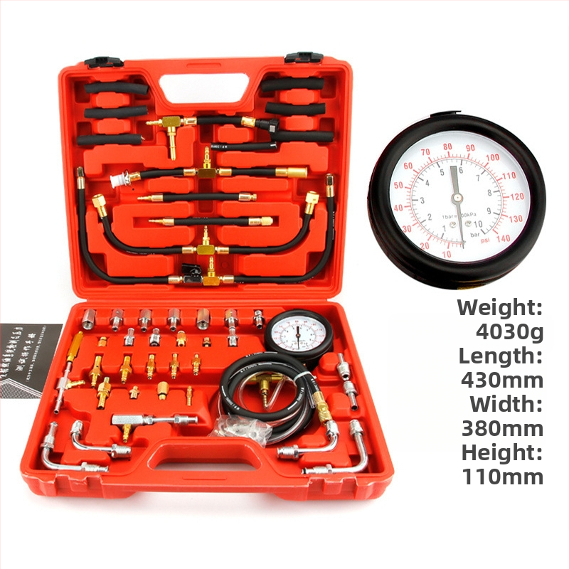 Tlakomer paliva do auta Noridun, tlakomer benzínu, nástroj na detekciu auta, nástroj na opravu auta, nástroj na údržbu auta