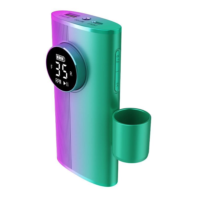 Nagų lakavimo įrankis su įkraunama baterija, universalus, skirtas nagų lako poliravimui ir šalinimui bei negyvos odos pašalinimui, nešiojamas daugiafunkcis manikiūro įrankis