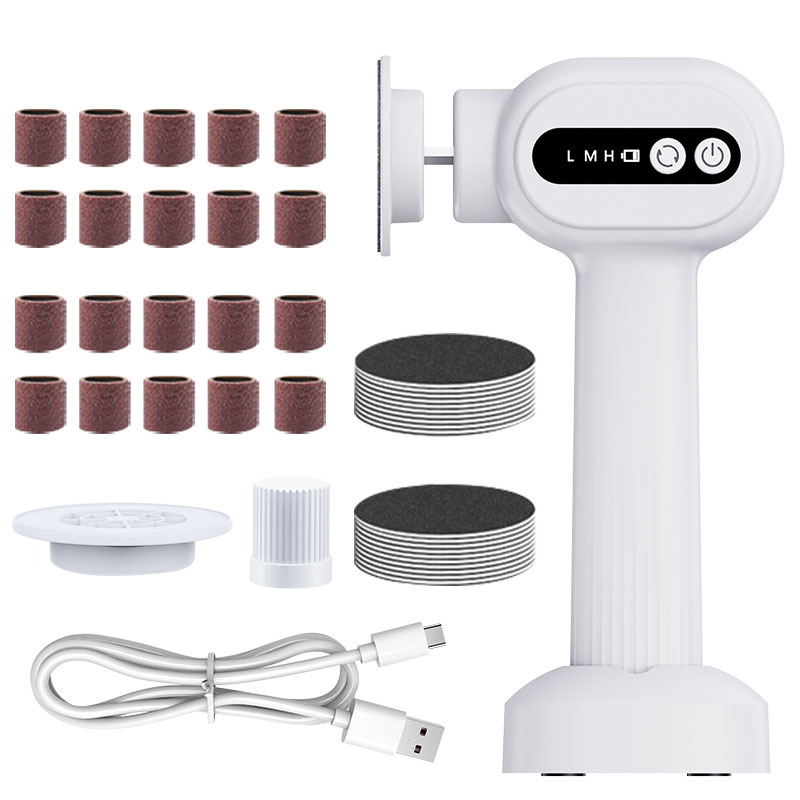 Naujas tarpvalstybinis produktas, skirtas negyvos odos pašalinimui, vandeniui atsparus pedikiūro aparatas, nuospaudos, 6 greičių pedikiūras su pagrindu, gamintojo elektrinis pėdų šlifuoklis