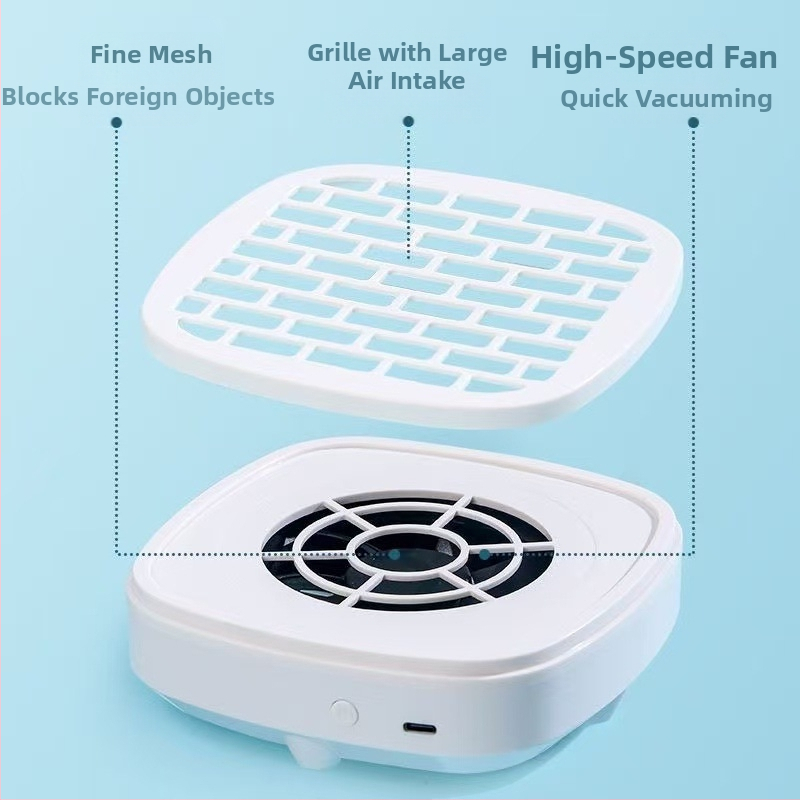 Vysoko sací tichý leštiaci odstraňovač nechtov, prenosný vysávač na nechty, špeciálny malý zberač prachu do nechtov