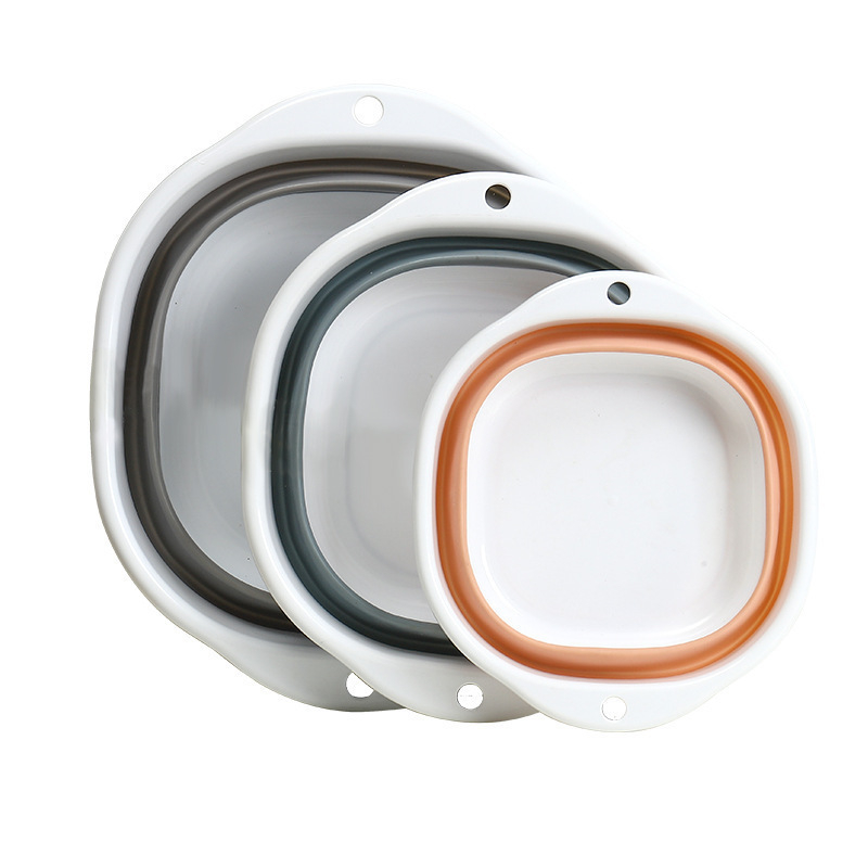 Välireisidele mõeldud paksendatud kokkupandav kraanikauss, kokkupandav kraanikauss õpilastele, pesu- ja köögiviljapesukauss, jalgade leotamiseks mõeldud ämber, kaasaskantav kokkupandav