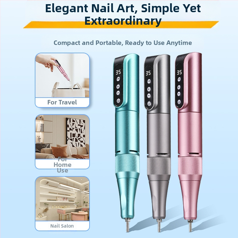 Nové pero na leštenie nechtov s ultra dlhou výdržou, pero na odstraňovanie nechtov, nechtový obchod, osobné použitie, netrasie sa, nezahrieva, odstraňovanie nechtov