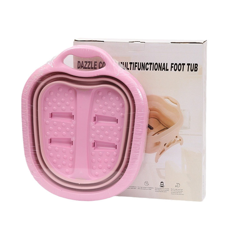 Sulankstomas pėdų vonios kibiras, plastikinis pėdų vonios praustuvas, sutankintas pėdų vonios kibiras, pėdų vonios praustuvas, masažinis pėdų vonios kibiras, buitinis suaugusiųjų pėdų vonios praustuvas