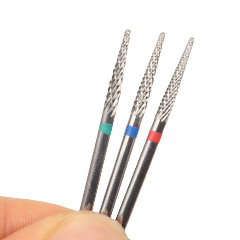 Leštiaca hlavica Easynail s vysokou presnosťou a volfrámovou oceľovou tyčou na manikúru na odstránenie odumretej kože a otvorených vreciek nohavíc s priemerom rukoväte 2,35 mm