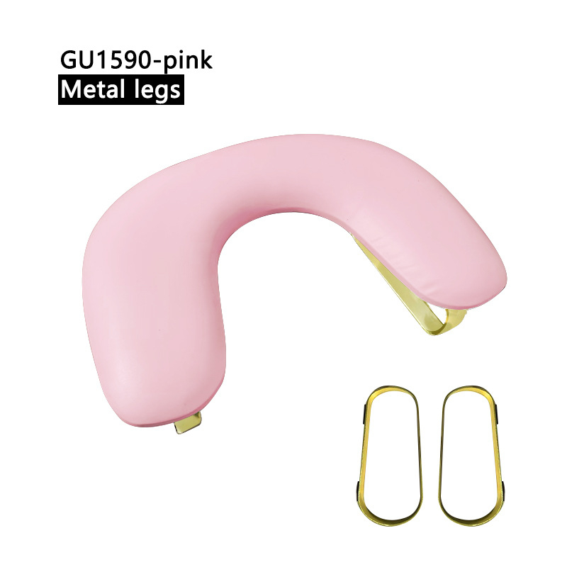 Руска маникюрна U-образна възглавница за ръце с пеперуда GU1590, метална крака, подвижна, скосена възглавница за диван, специална за магазин за ноктопластика