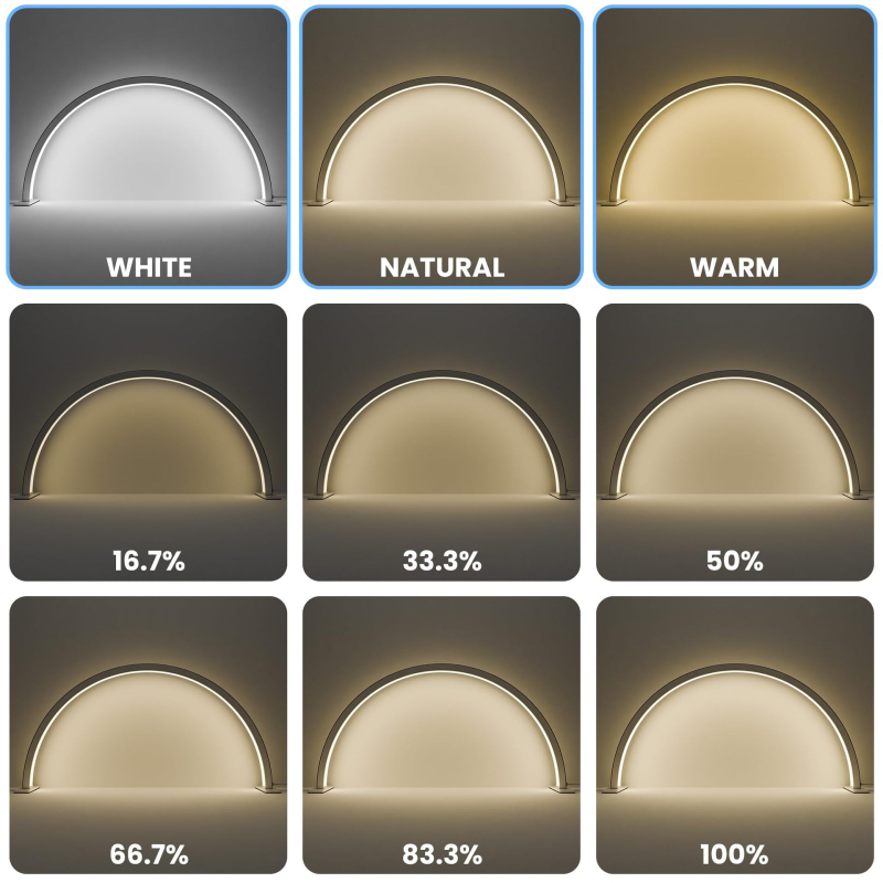 Pusmėnulio formos grožio lempa su rombo formos siuvinėjimu, grožio salono stalinė lempa blakstienoms ir manikiūrui, U formos akių apsaugos lemputė