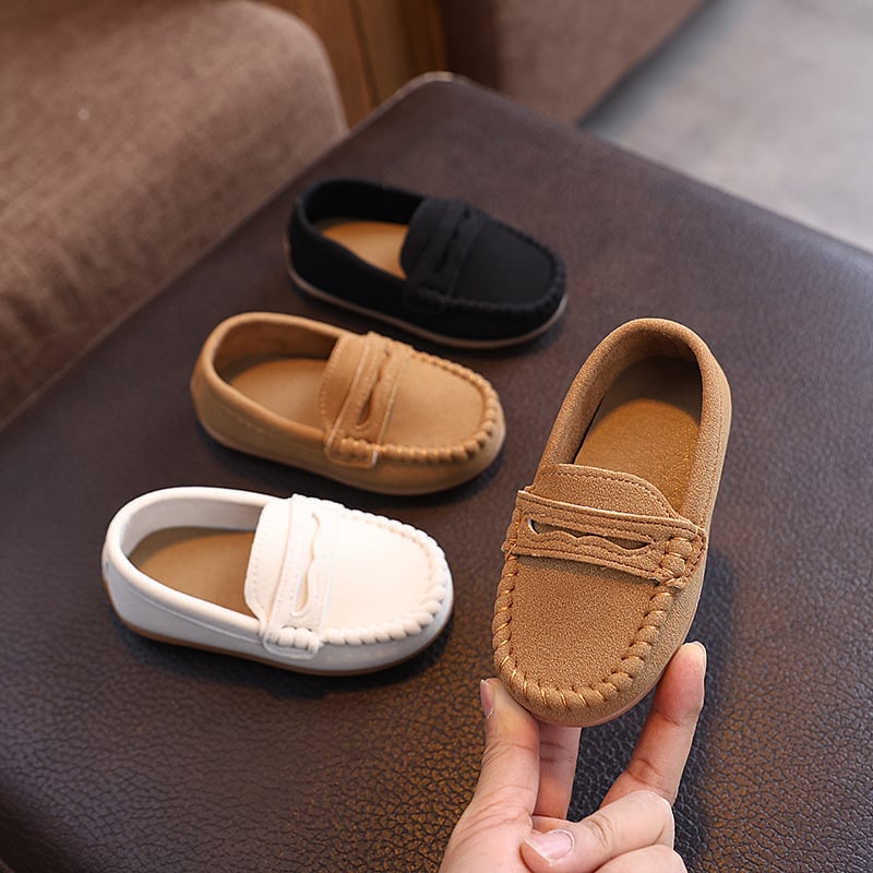 Παιδικά παπούτσια Pea Shoes για άνοιξη και φθινόπωρο, δερμάτινα παπούτσια Reflex για κορίτσια, αγορίστικα, μοντέρνα παιδικά παπούτσια με μαλακή σόλα, αντιολισθητικά, μονόπατα, παπούτσια για φοιτητές