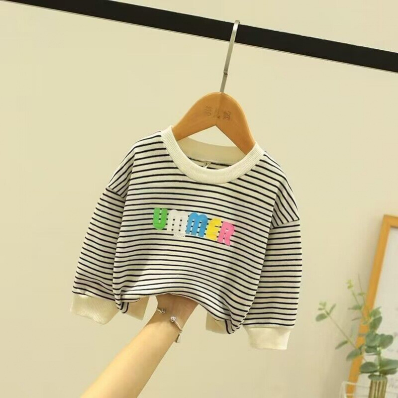 Laste kampsunid Poiste ja tüdrukute kevad- ja sügisrõivaste särk Beebi kapuutsiga pluus Laste sametist Korea stiilis moodsad riided