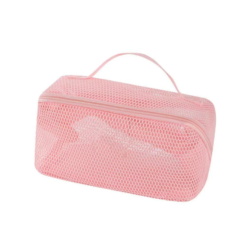 Трансгранична нова мрежеста козметична чанта с голям капацитет за жени, висок клас, преносима многофункционална чанта за съхранение на тоалетни принадлежности за пътуване