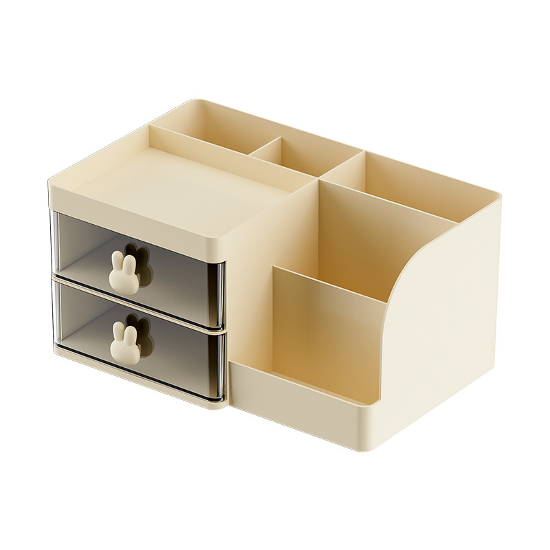 Кутия за съхранение на плот, многорешетъчна кутия за съхранение, лека луксозна кутия за съхранение на козметика, пластмасова прозрачна кутия за чекмедже за канцеларски материали