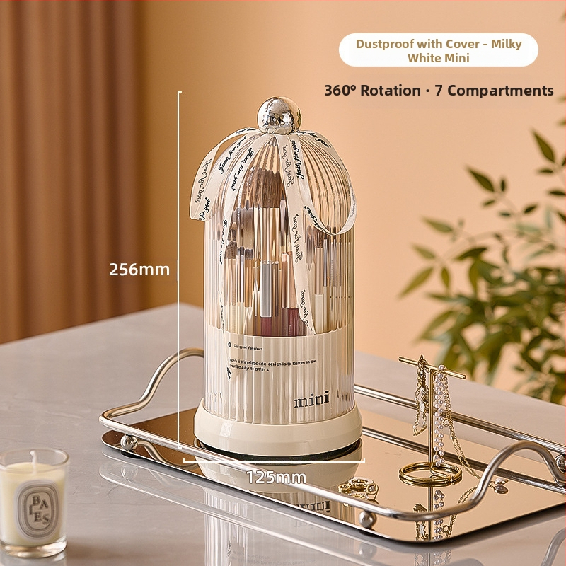 Pöörlev kosmeetikatoodete hoiukarp, mitmekihiline kulmupliiatsi hoiusilinder, lauaarvuti tualettlaud, pliiatsihoidja, huulepulk, mitmesuguste esemete hoiuriiul