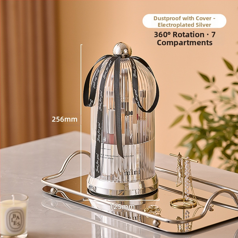 Pöörlev kosmeetikatoodete hoiukarp, mitmekihiline kulmupliiatsi hoiusilinder, lauaarvuti tualettlaud, pliiatsihoidja, huulepulk, mitmesuguste esemete hoiuriiul