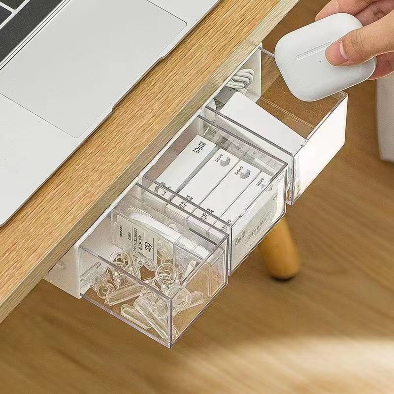 Стенен шкаф за съхранение на козметика, кутия за съхранение на козметика, прозрачна кутия за баня с памучен тампон, огледален шкаф с мини чекмедже