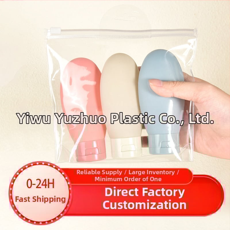 Sticlă inversată de călătorie, sticlă goală turnată prin suflare, plastic moale, 60 ml, emulsie, sub-îmbuteliere de călătorie