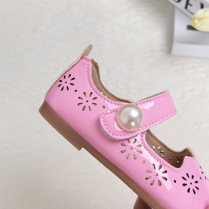 Кожени обувки за момичета, пролет/есен, нови детски равни обувки с плитка уста, мека подметка, обувки за спорт, британски стил, принцеси за момичета