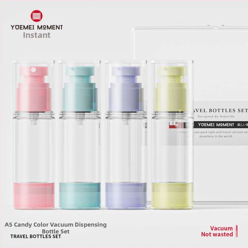 Set de călătorie cutie de depozitare pentru cosmetice, sub-sticlă, toner, spray, presă, loțiune, sticlă portabilă