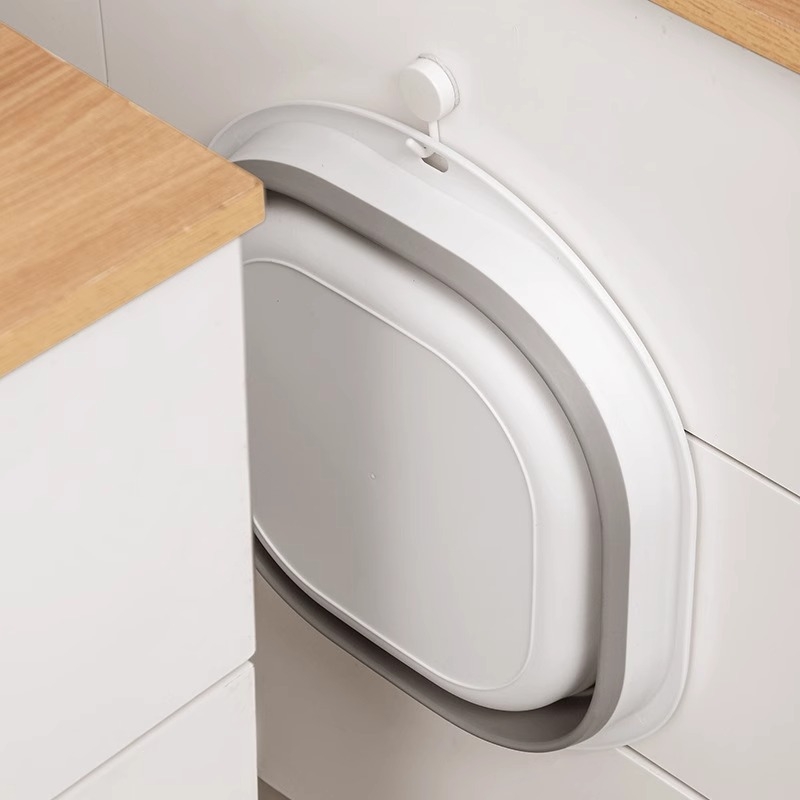 Sulankstomas kvadratinis praustuvas, nešiojamas, kelioninis, plastikinis, sulankstomas praustuvas, studentų bendrabutis, erdvę taupantis, sustorintas pėdų vonios kambarys