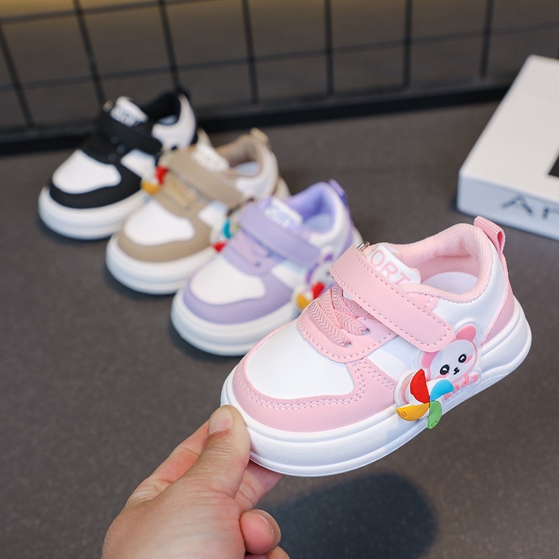 Детски обувки за малки деца, средно високи, дишащи, устойчиви на износване, ежедневни обувки за момичета, маратонки за момчета, детски обувки за пролет и есен