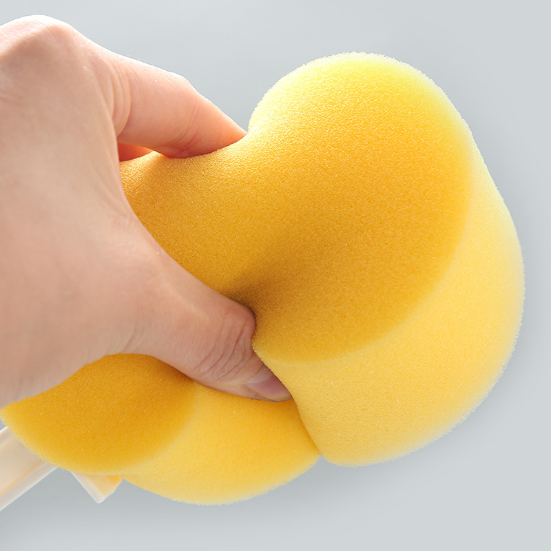 Четка за разтриване с дълга дръжка, четка за вана за гръб, кална вана с мека четка, четка за гръб, четка за измиване на тяло, гъба с топка