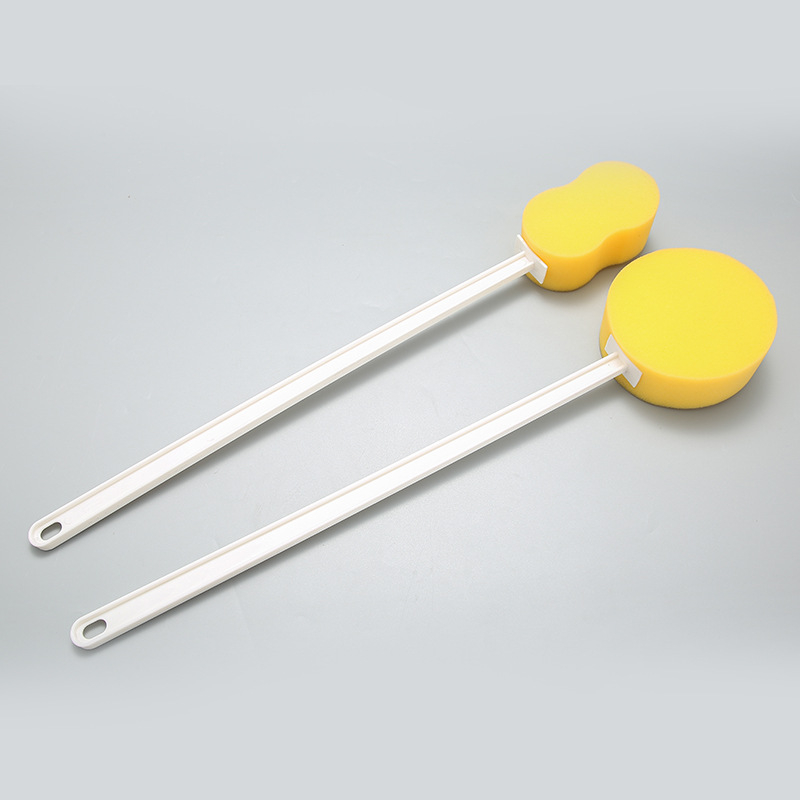 Четка за разтриване с дълга дръжка, четка за вана за гръб, кална вана с мека четка, четка за гръб, четка за измиване на тяло, гъба с топка