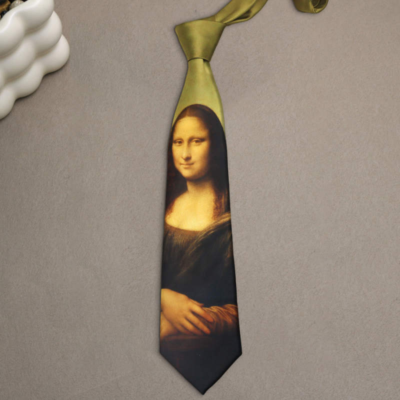 Jautra apdrukāta mākslīgā zīda mākslinieciska kaklasaite vīriešiem, daudzpusīga, moderna, ikdienišķa jupija melni zila, ar rokām sieta kaklasaite