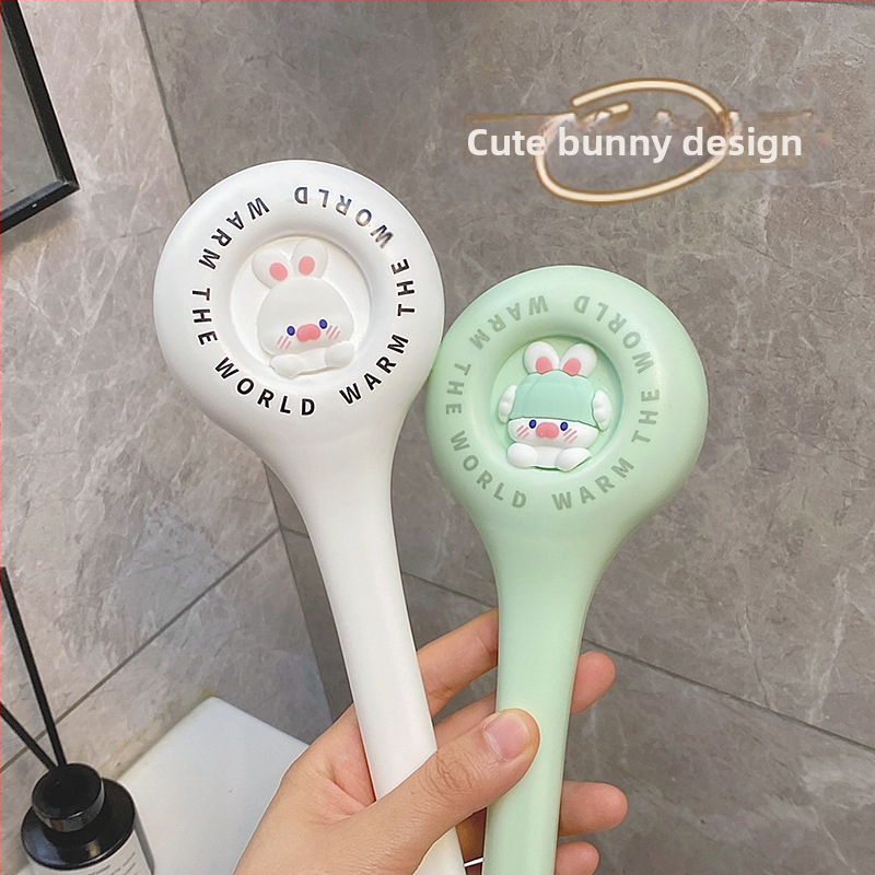 Dievčenská kúpeľňová kefa s mäkkými štetinami s dlhou rúčkou, vhodná na kúpanie a drhnutie chrbta, dostupná vo veľkoobchode a dropshippingu v dievčenskom štýle.