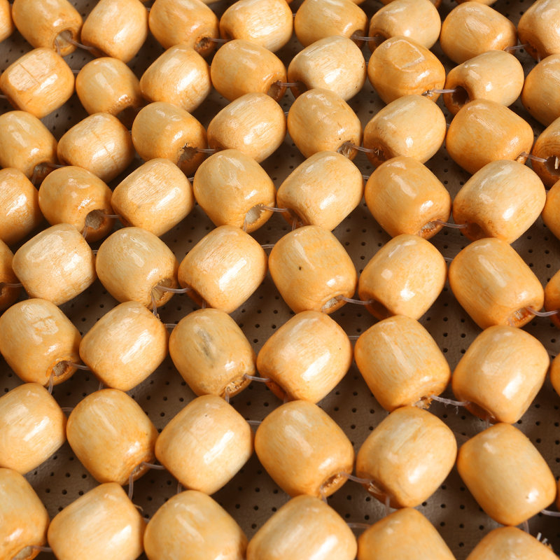 Vasarinės medinės karoliukų aušinimo pagalvėlė šakiniam krautuvui dideliam sunkvežimiui ventiliuojamam furgonui traktoriui automobiliui vasaros sėdynės pagalvėlė kvėpuojanti