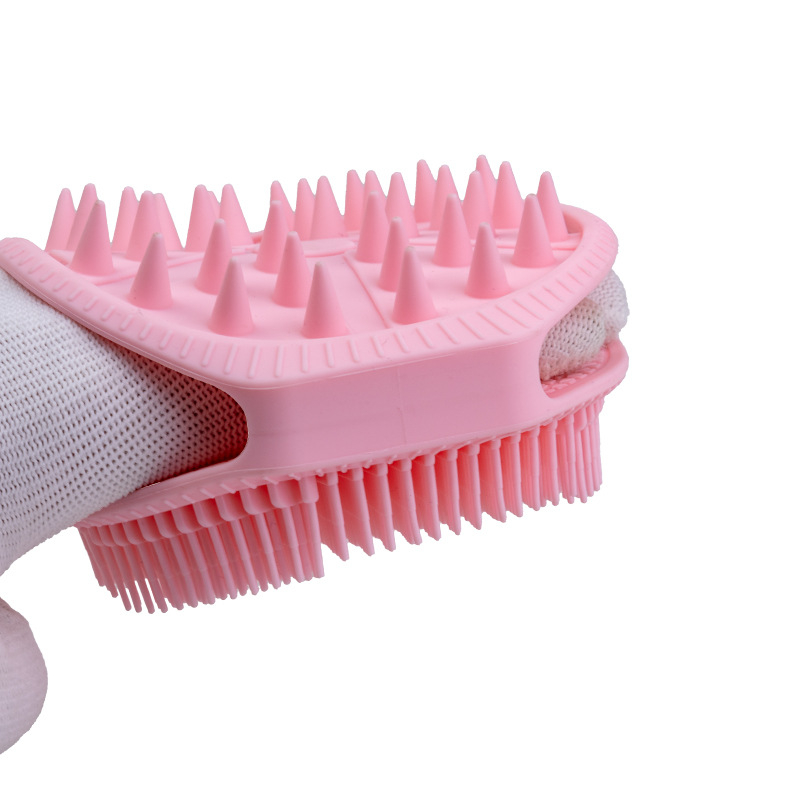 Силиконова четка за вана Amazon explosions, масажна четка за вана, артефакт, двустранна четка за почистване на шампоан, фабричен аутлет