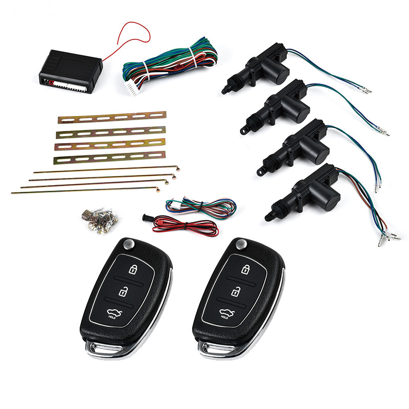 Centrālā atslēga, 12 V automašīnas tālvadības pults, centrālā atslēga, bezatslēgas ieiešanas motora sistēma, ko var pieslēgt pagrieziena gaismām
