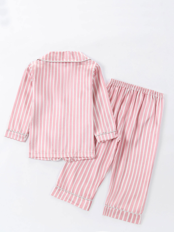 „By 1615“ ugniai atsparios naujos vaikiškos pižamos, laisvalaikio kūdikių namų drabužiai, rudens dryžuotas margintas ilgomis rankovėmis kostiumas