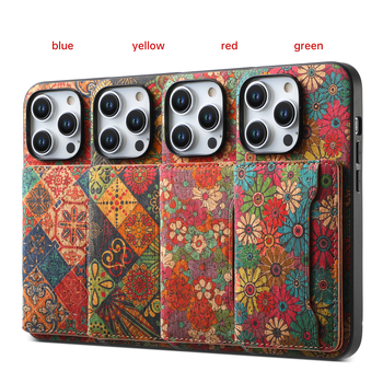 Sobib Iphone17Pro mobiiltelefoni ümbrisele Samsung S25Ultra mustriga totemtagakaanele Google 10 kaitsev nahkümbris