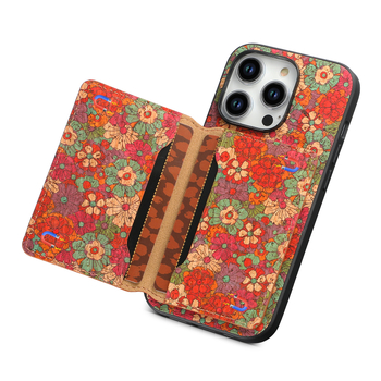 Sobib Iphone17Pro mobiiltelefoni ümbrisele Samsung S25Ultra mustriga totemtagakaanele Google 10 kaitsev nahkümbris