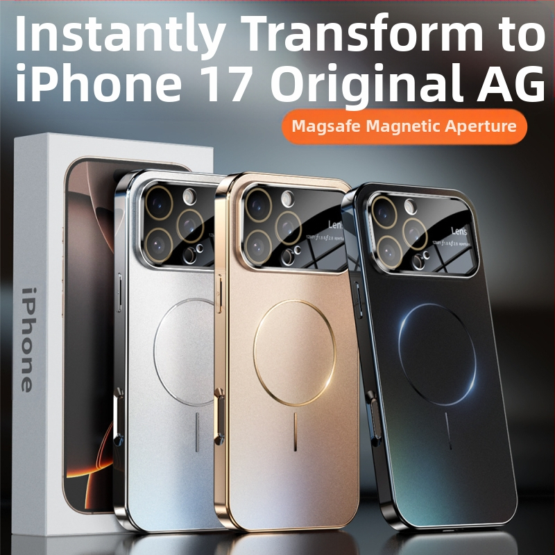 Sobib Iphone 16Promaxile. Suure aknaga magnetiline telefoniümbris. Härmas Ag nahatunnetus. Muutub koheselt Apple 17 kaitseümbriseks.