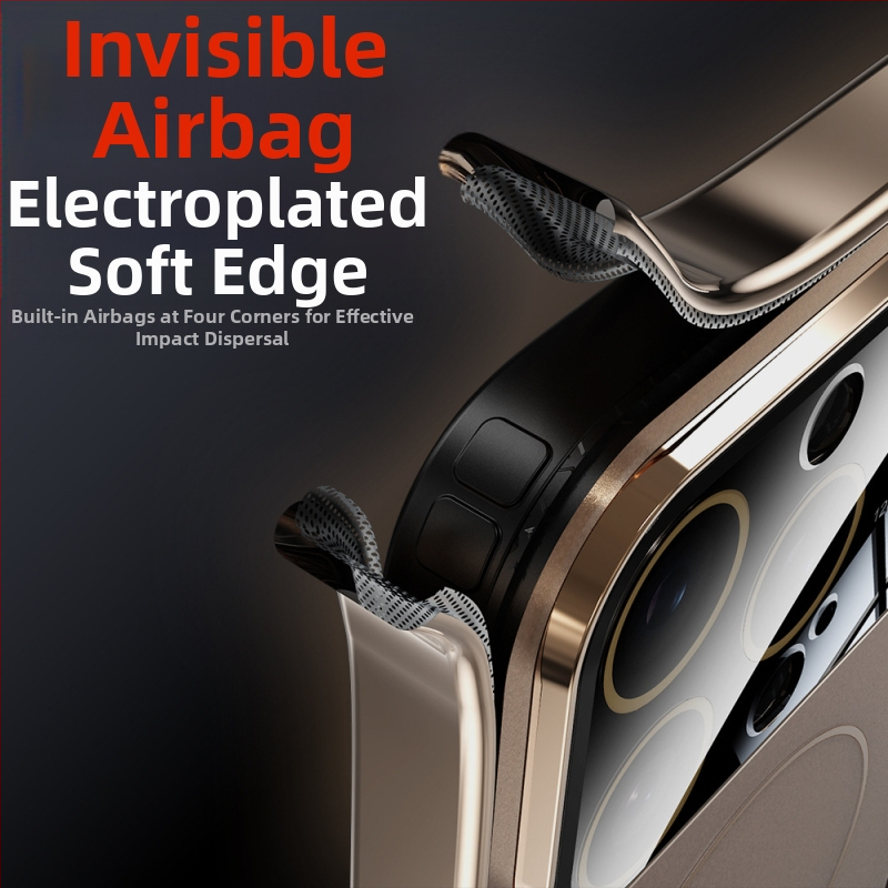 Vhodné pre iPhone 16, magnetické puzdro na telefón Promax s veľkým okienkom, matná koža, ktorá sa okamžite zmení na ochranné puzdro pre Apple 17.