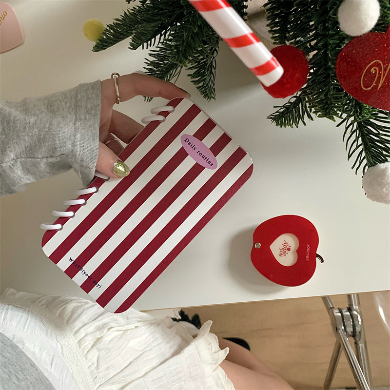 Ins Notebook värviline vertikaalse triibuga iPhone16PRO telefoniümbris 13/14 Apple 15/16PROMAX jaoks