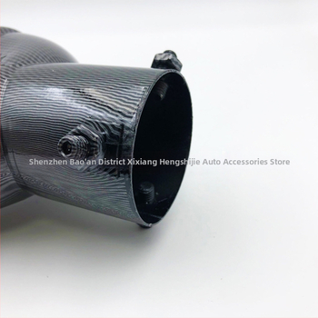 Allikas tootjad auto modifitseeritud topelttoruga summutitoru summuti armastus saba kurk süda 63mm piiriülesed plahvatused väljalasketoru