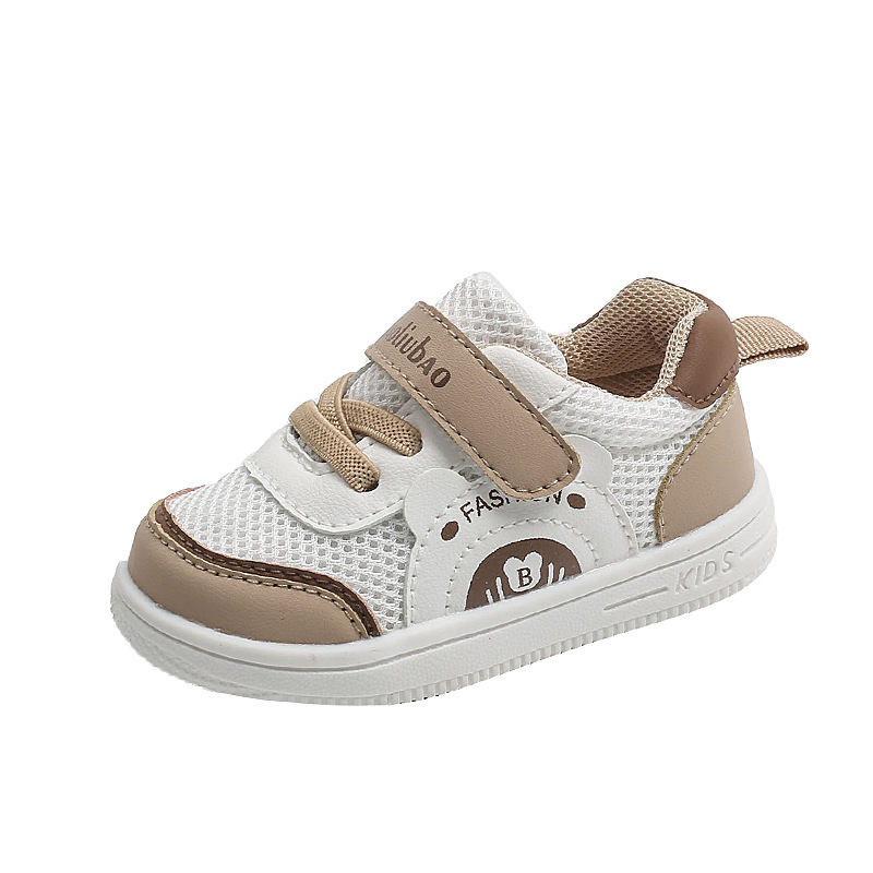 Xiaoxiubao 1-3 gadus veciem mazuļiem mīksti, neslīdoši, elpojoši, dubultā sieta sporta apavi vīriešiem un sievietēm, bērnu triecienu absorbējoši apavi