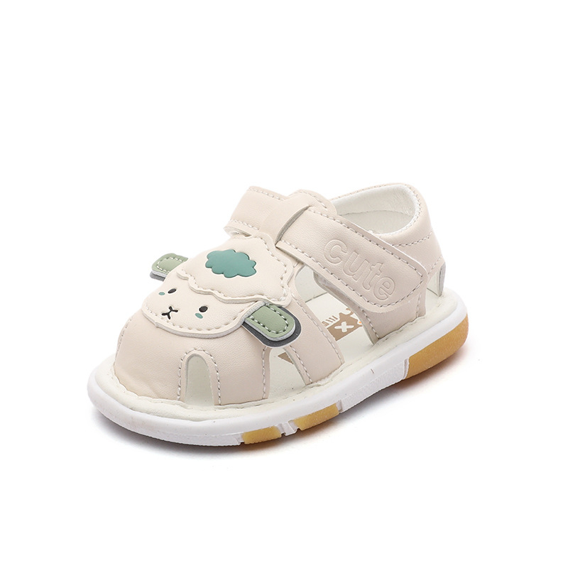 Детски сандали за новородени 2025 г. с изцяло покрити пръсти и мека подметка за момчета и момичета, бебета на възраст 0-1-2 години