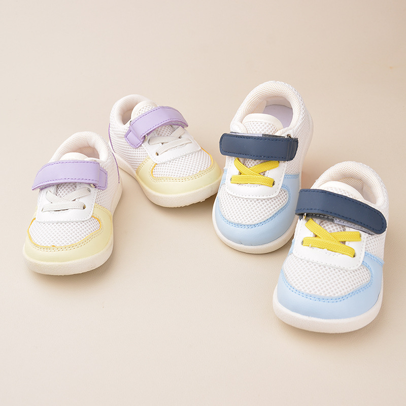 Jaunas pavasara krāsas, elpojošas bērnu kedas, ikdienas, mīkstas apakšas, plakanas, tīkliņveida kurpes, pieejamas 2025. gadā.