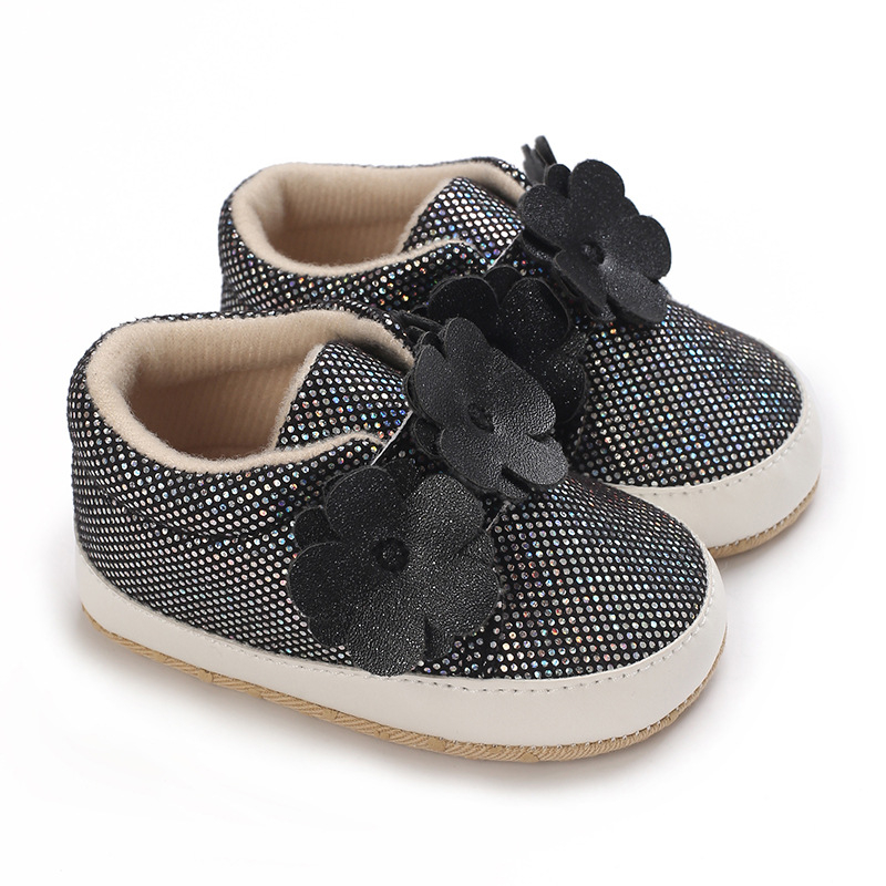 Пролетни и есенни високи обувки за бебешки момичета 0-1 година с меко подметка, принцеса