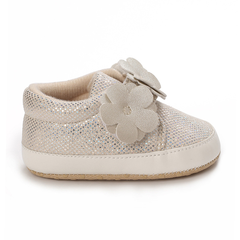 Пролетни и есенни високи обувки за бебешки момичета 0-1 година с меко подметка, принцеса