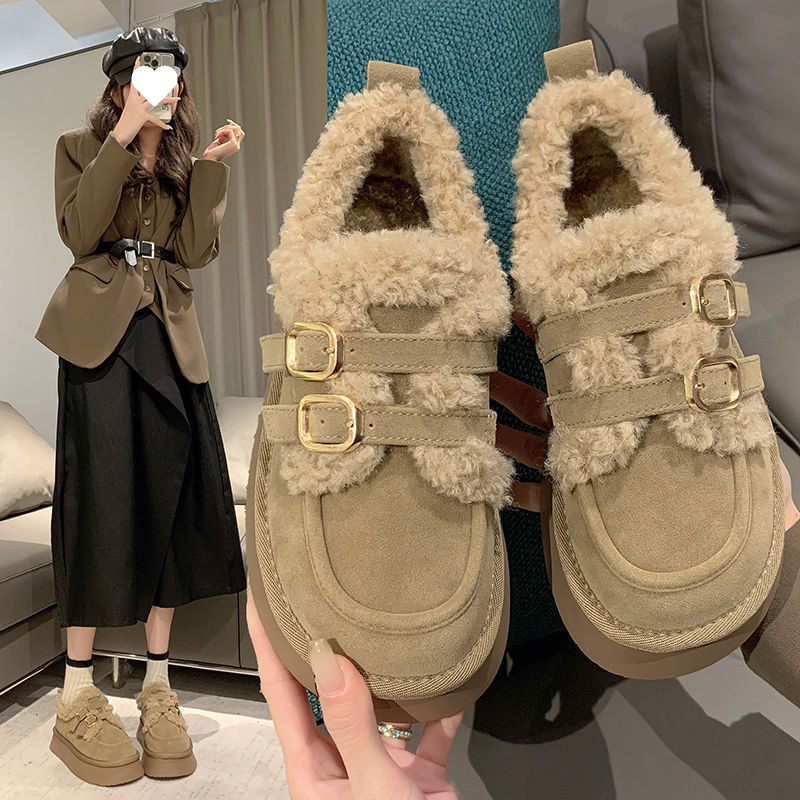 ar vilnas oderi Birkenth sieviešu 2024. gada jaunās ziemas biezās, siltās sieviešu kurpes subnet sarkanas super uguns kokvilnas kurpes ar biezu zoli sniega zābaki