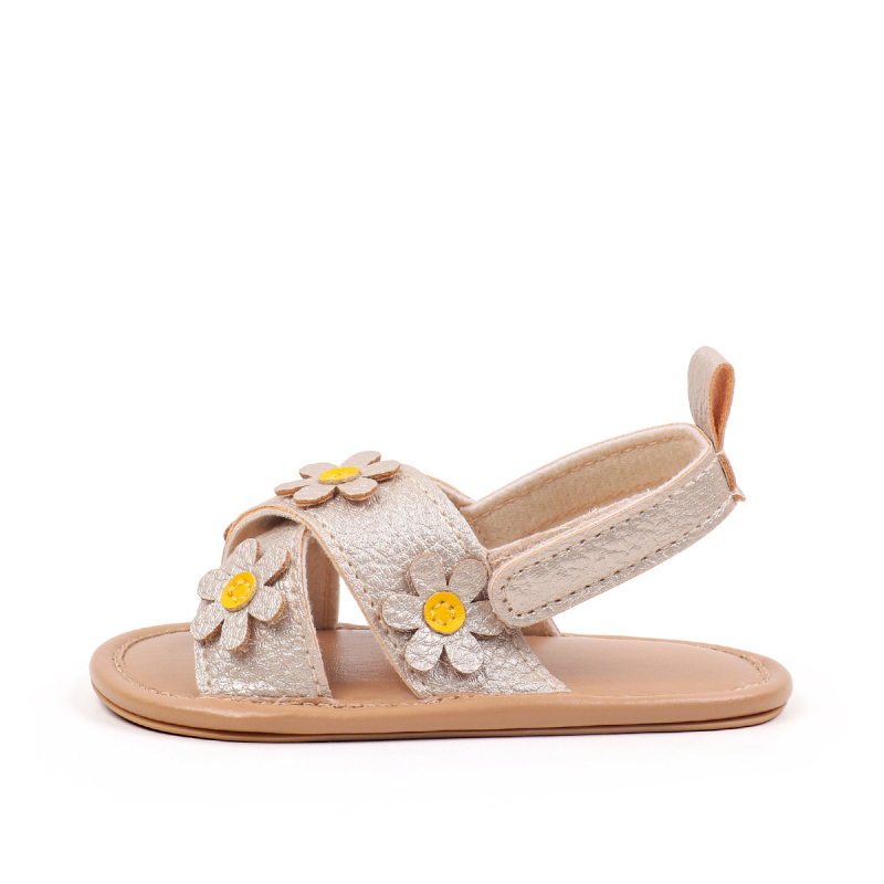 Летни мъжки и женски бебешки обувки 0-1 години с мека гумена подметка, неплъзгащи се бебешки плажни обувки, нови BHX4214