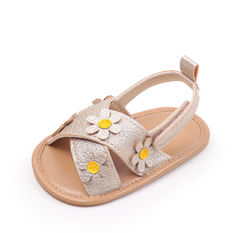 Летни мъжки и женски бебешки обувки 0-1 години с мека гумена подметка, неплъзгащи се бебешки плажни обувки, нови BHX4214