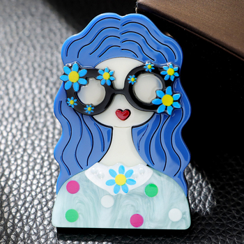 Armsad armsad prillid akrüülist tüdrukupross lihtsad elegantsed niššrõivatarvikud