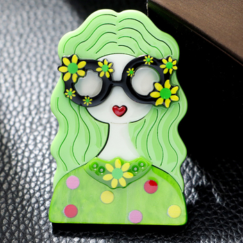 Armsad armsad prillid akrüülist tüdrukupross lihtsad elegantsed niššrõivatarvikud