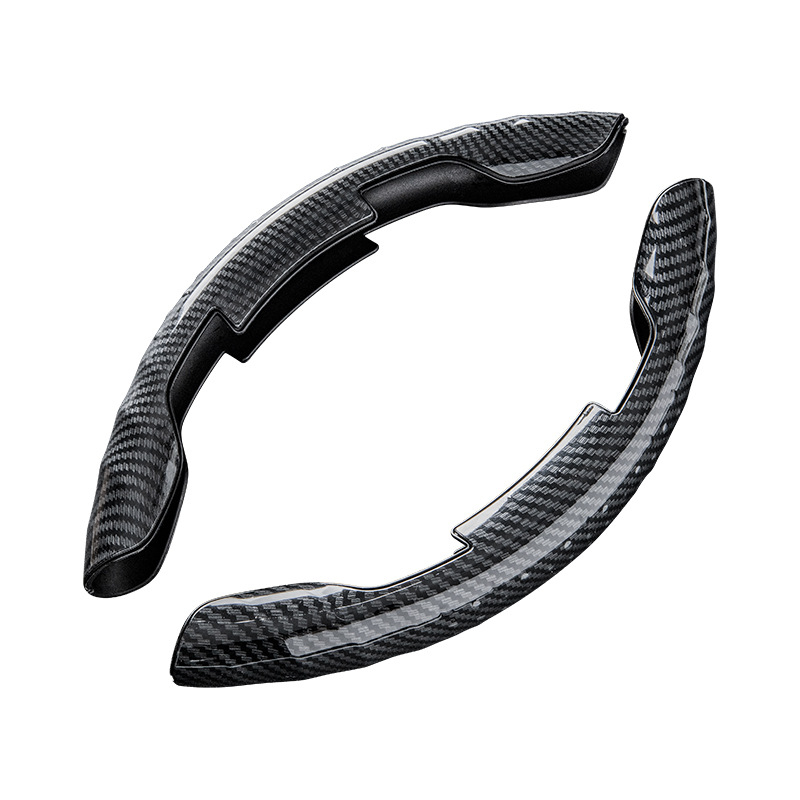 Ukrasna zaštitna navlaka za volan automobila s uzorkom od karbonskih vlakana, pokrivač ručke sportskog volana automobila