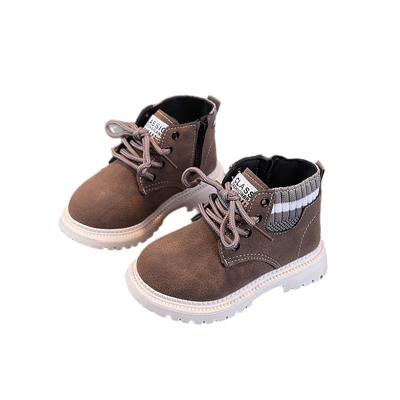 Bērnu darba zābaki, pavasara un rudens bērnu zābaki, zēnu daudzpusīgie zābaki, meiteņu moderni, ērti un ikdienas īsie zābaki